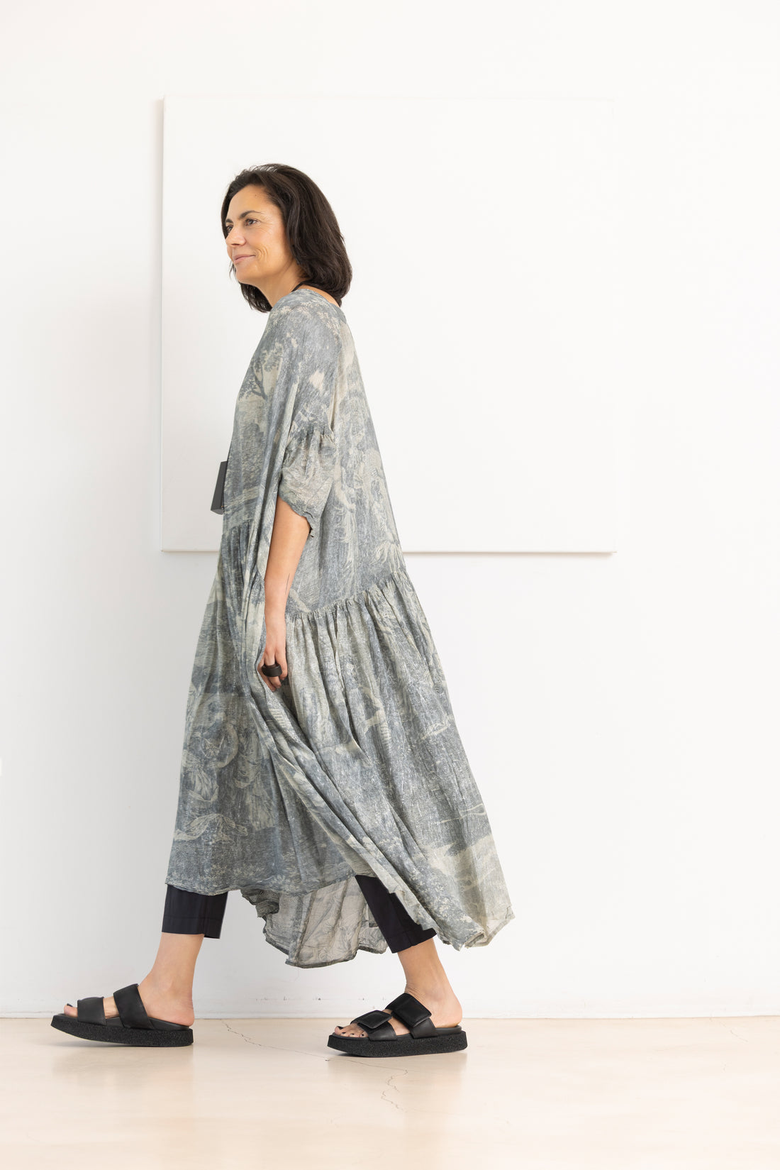 RUNDHOLZ DIP dress seaweed print