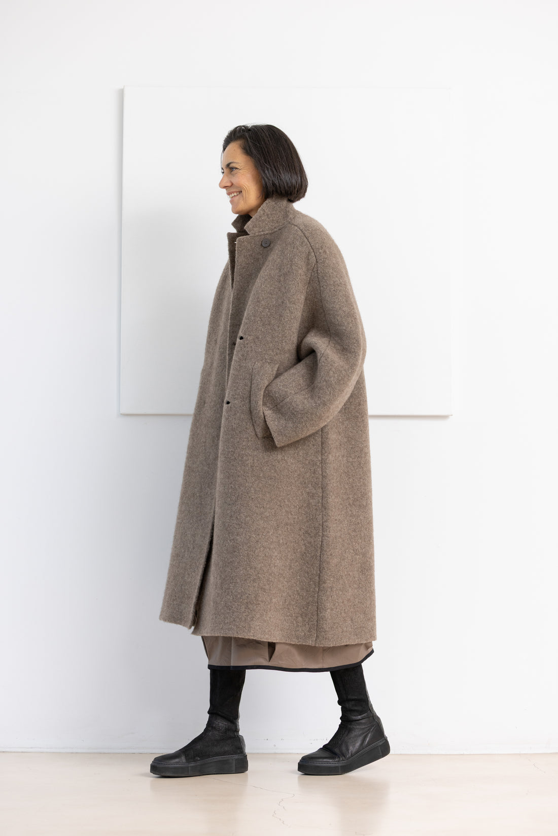 BOBOUTIC BOBS COAT TAUPE