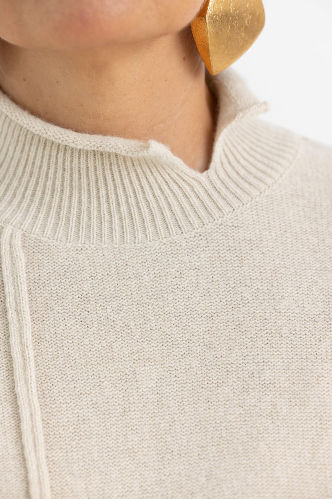 LA VACA LOCA KNITTED TOP VANILLA