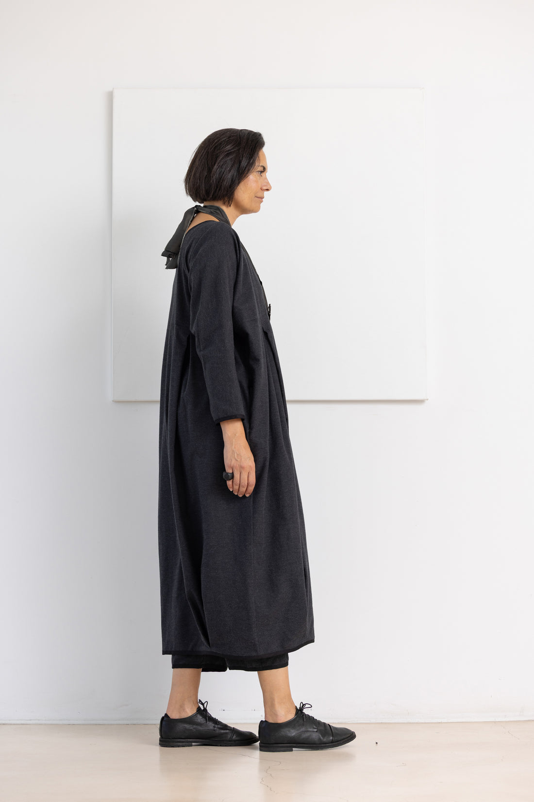 MIIYU DOLMAN DRESS GRAPHITE