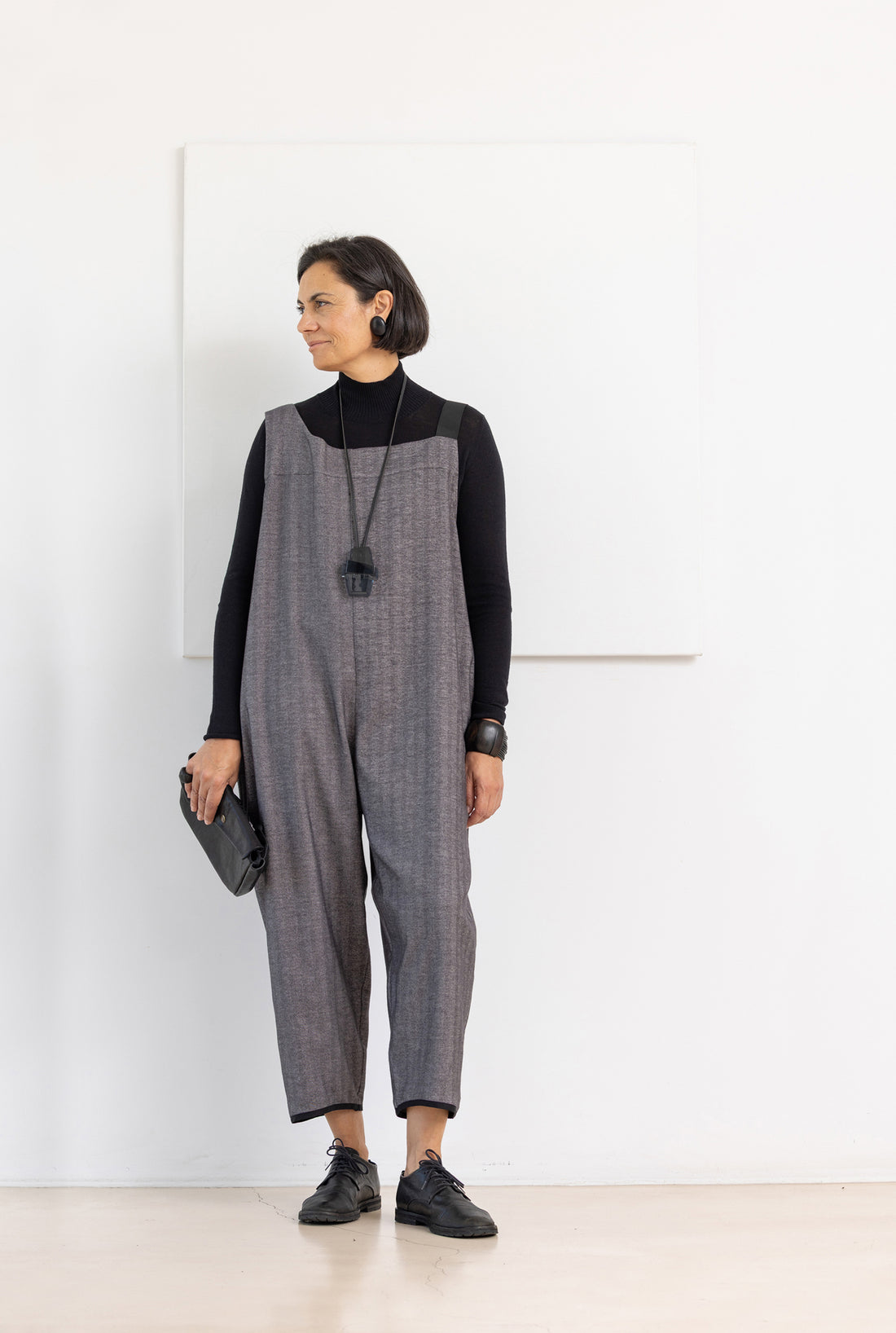 MIIYU JUMPSUIT HEATHER GREY