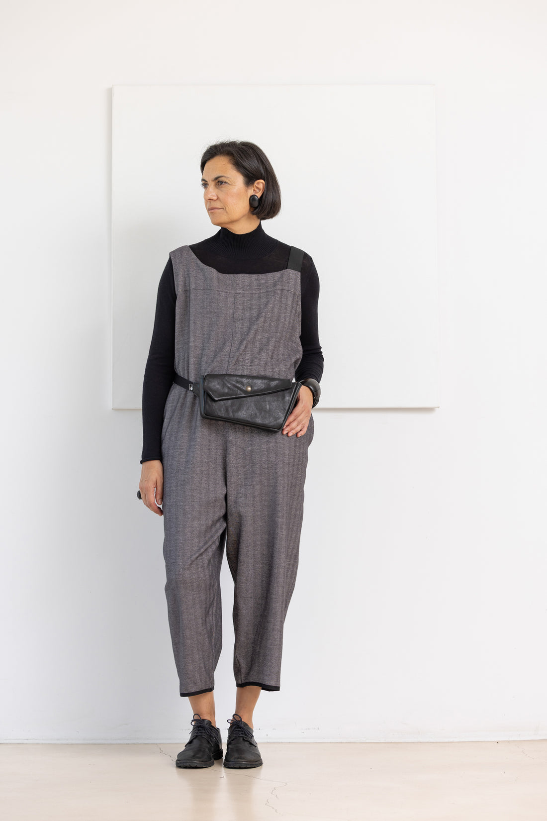 ATMANARO KAYLA LEATHER BAG