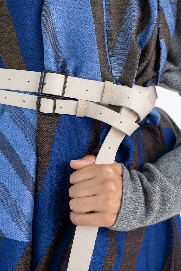 TWIN BELT LEATHER SAND