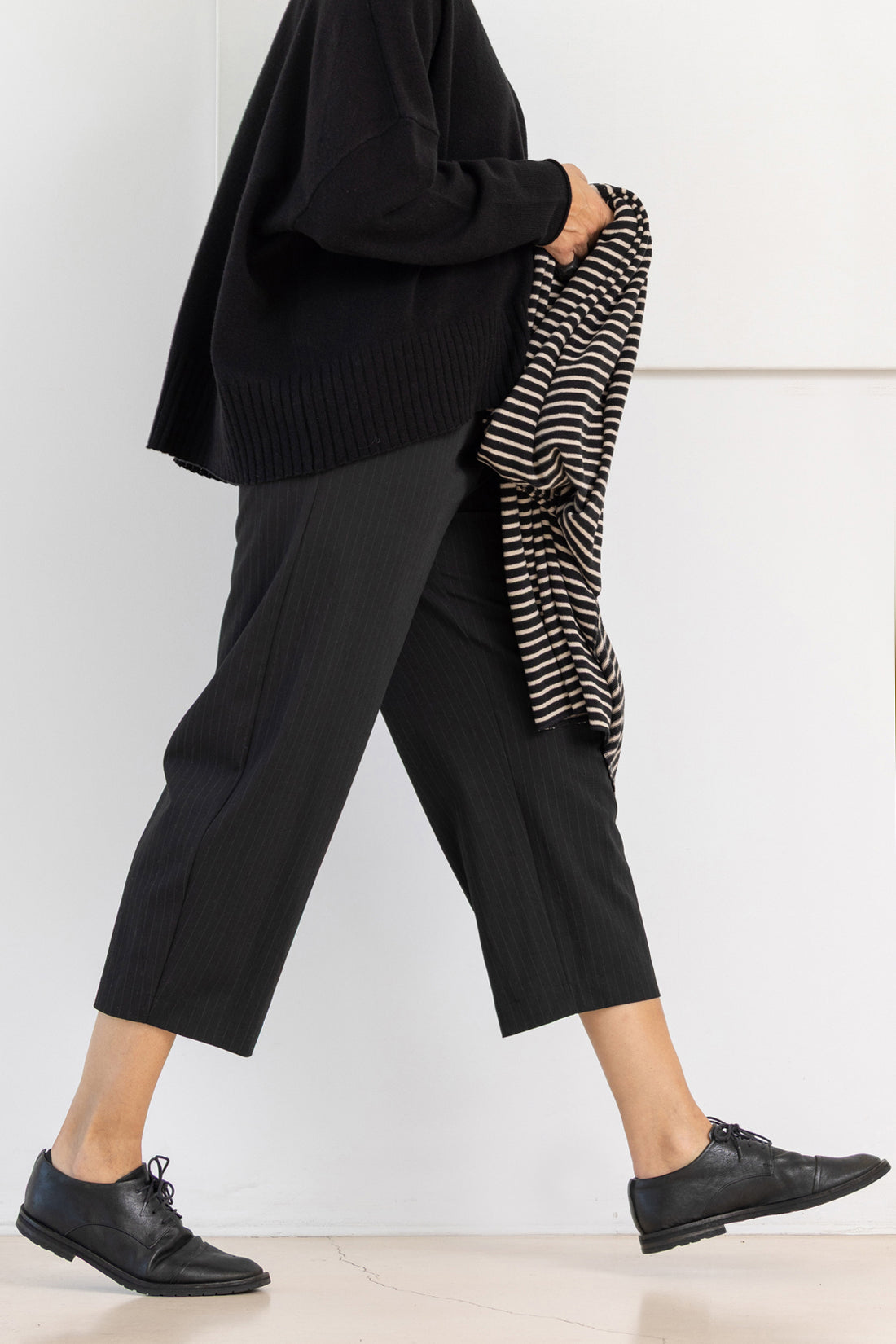 MIIYU CLASSIC PANTS GRAPHITE STRIPE