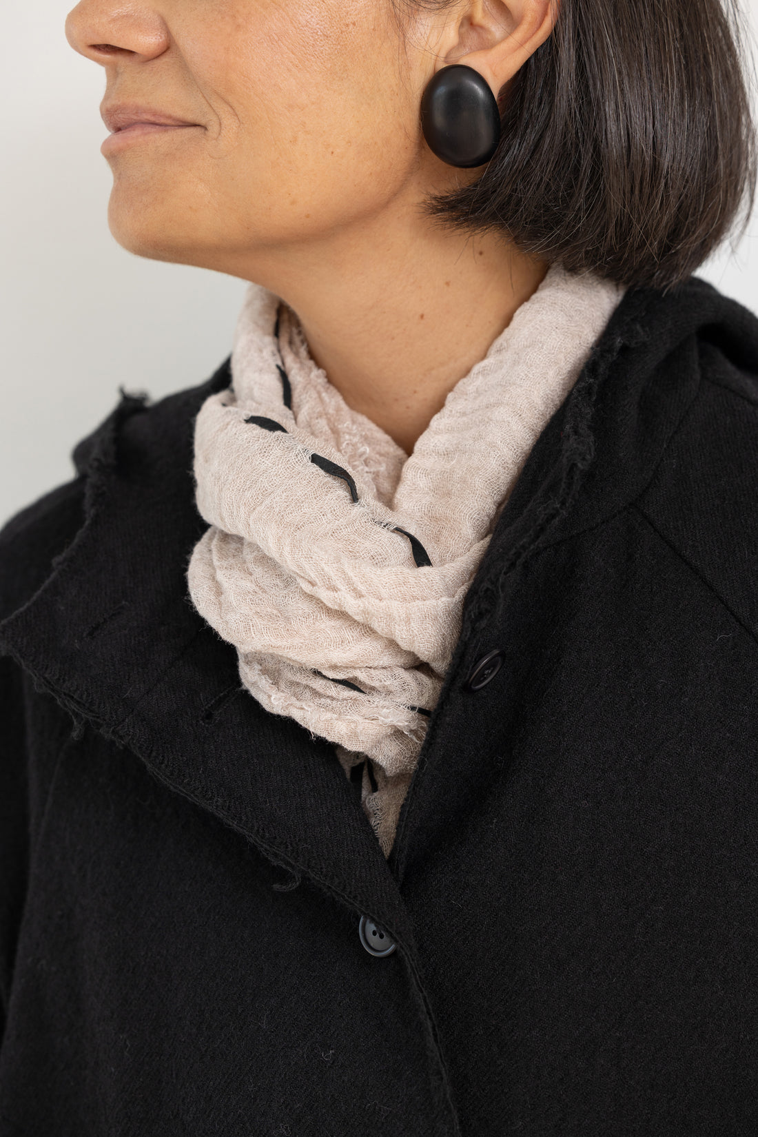 CLAUDIO CUTULI SCARF ROSE