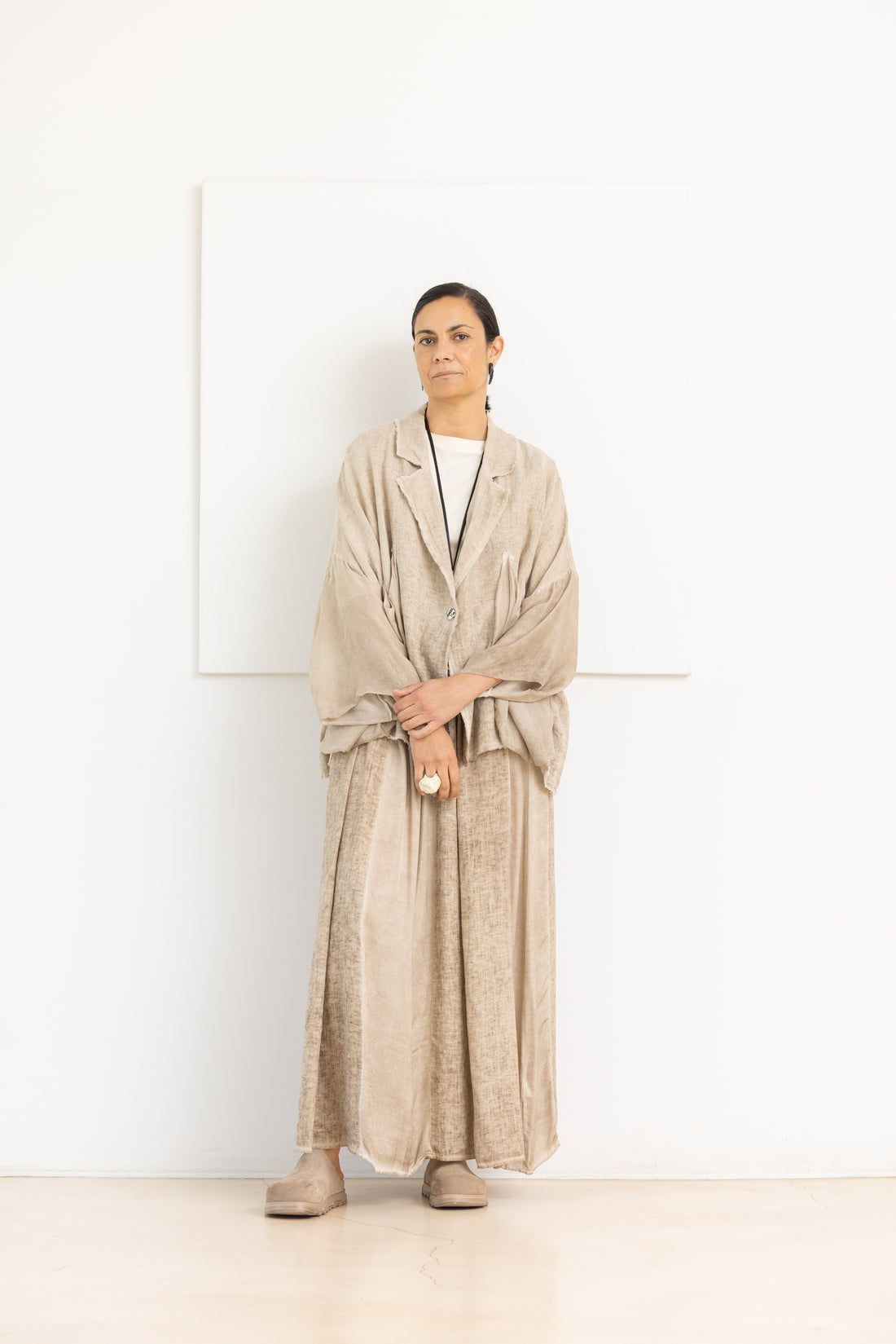 SANCTAMUERTE blazer sandshell