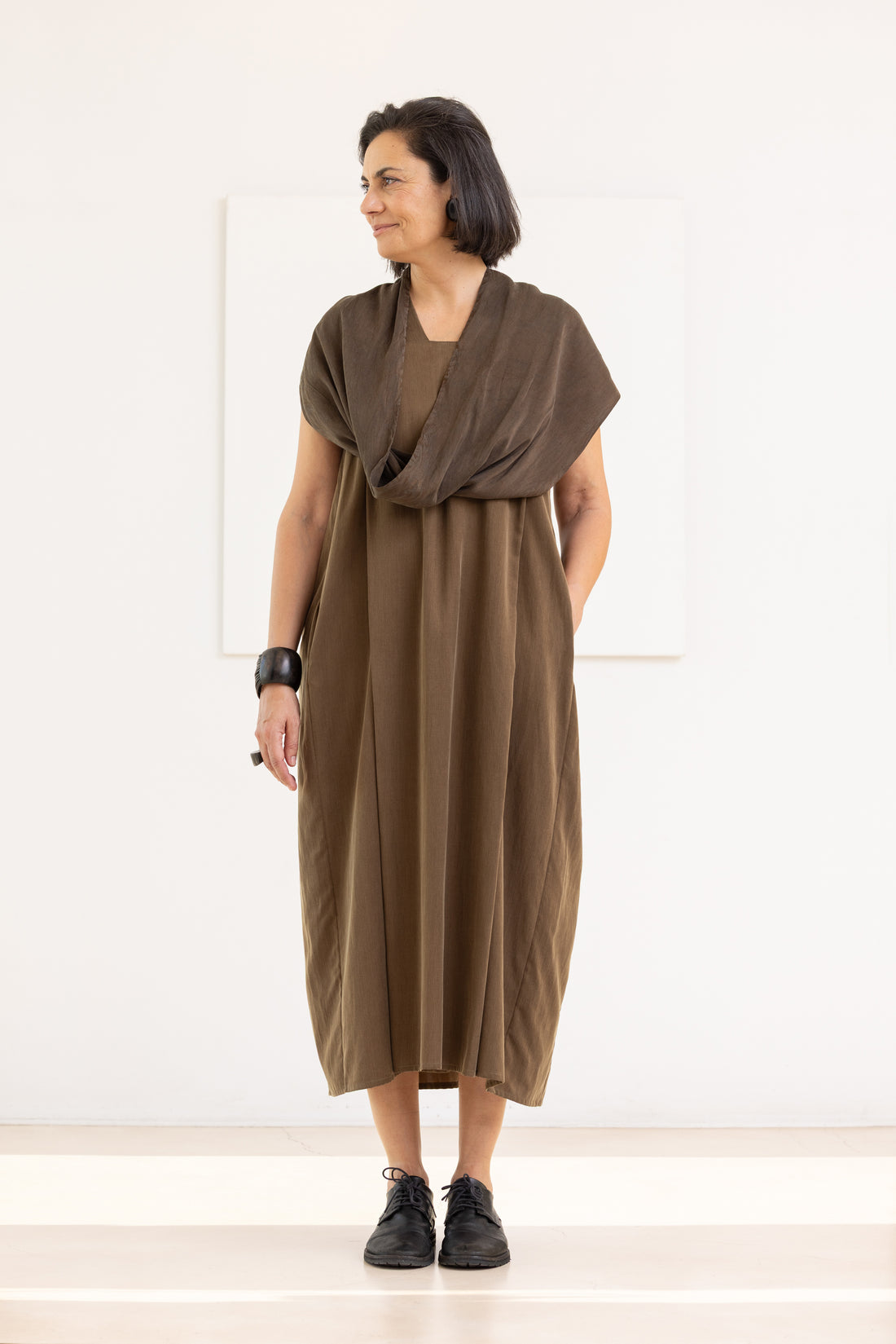 MIIYU LARGE COLLAR OCHER