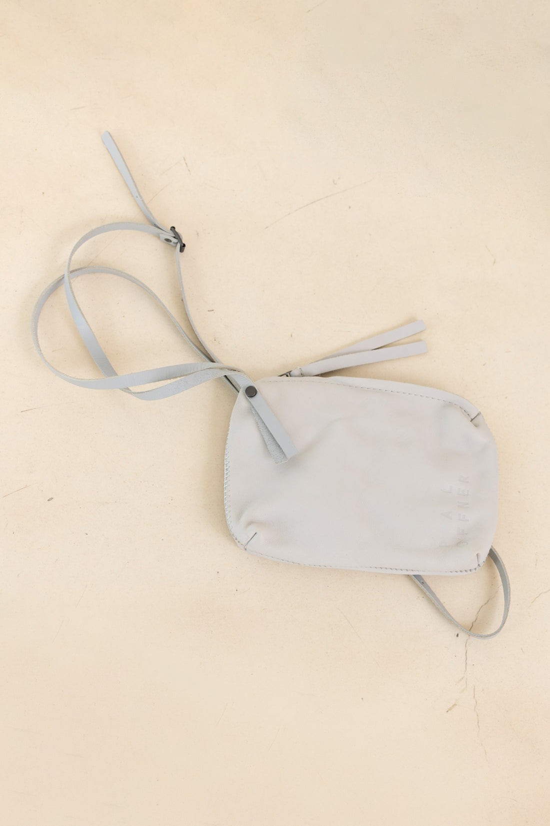 MEDIUM PURSE LEATHER BAG CEMENT