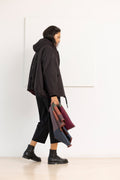 KIMONORAIN chaqueta bomber morado y negro – imagen 6