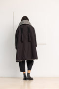 KIMONORAIN Abrigo reversible gris y negro – imagen 9