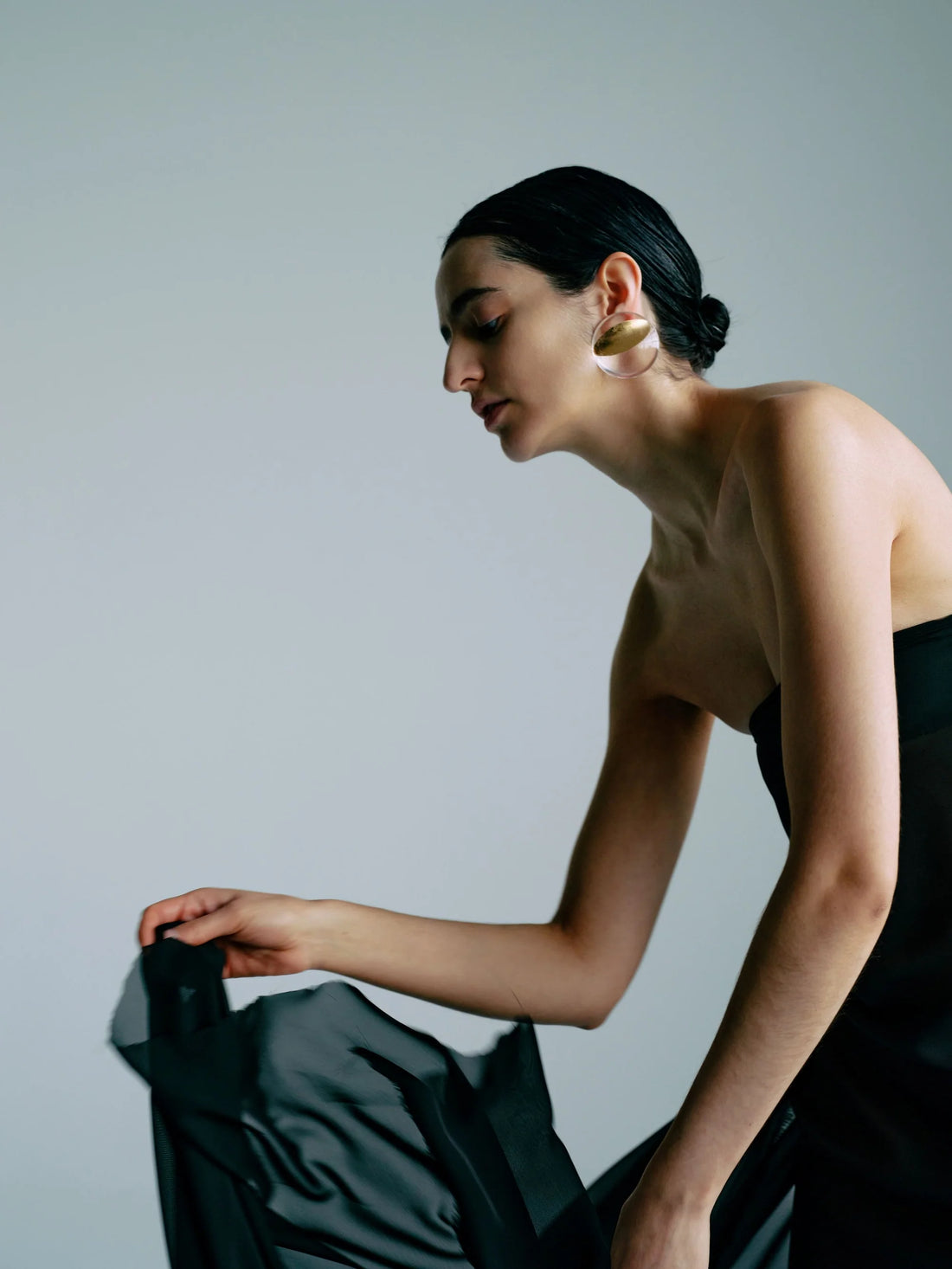 MONIES Sirone earrings gold