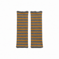 MAMA B Cotto gloves grey stripes – image 2