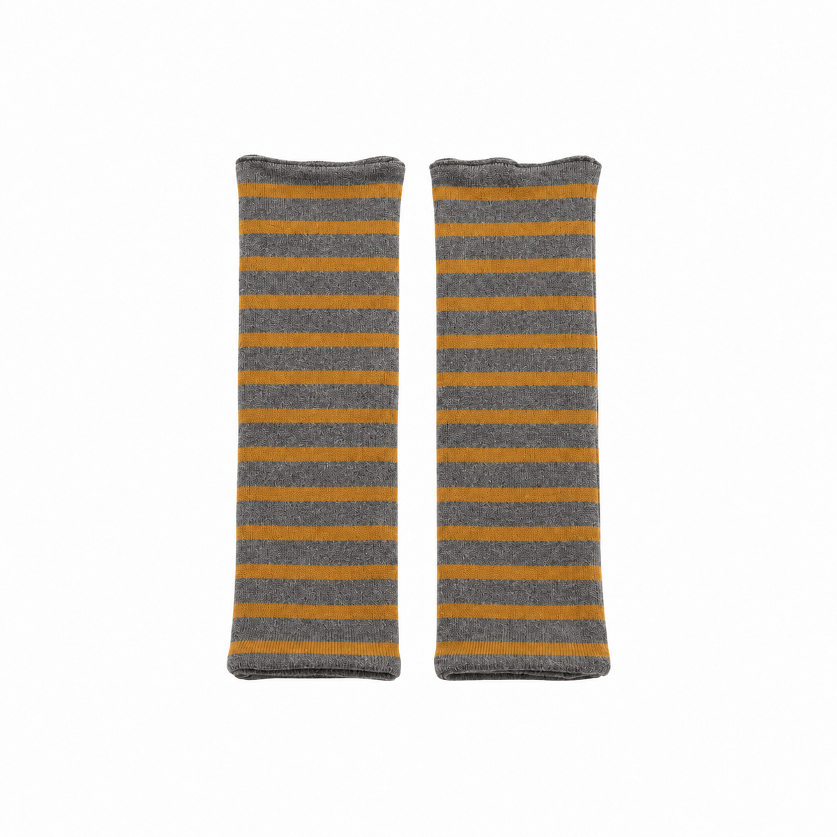 MAMA B Cotto gloves grey stripes – image 2
