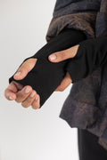 SANCTAMUERTE Chaqueta moteada marrone y gris – imagen 6