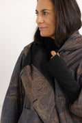 SANCTAMUERTE Chaqueta moteada marrone y gris – imagen 5