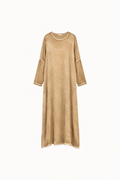 SANCTAMUERTE Vestido ámbar dorado – imagen 2