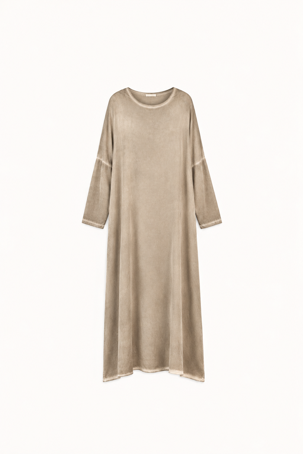 SANCTAMUERTE Vestido bege acinzentado