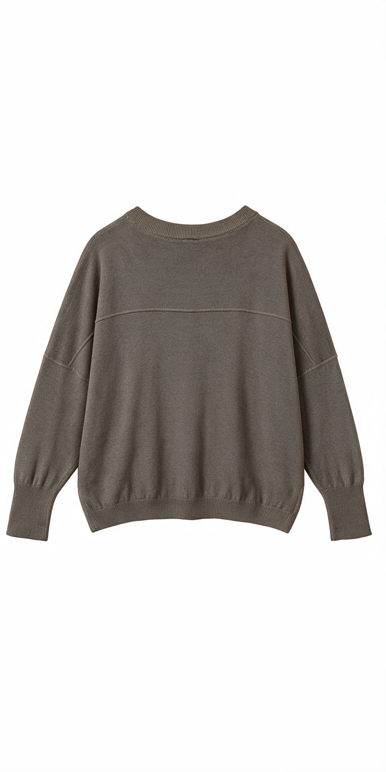 AVANT TOI Camisola em malha taupe – imagem 2