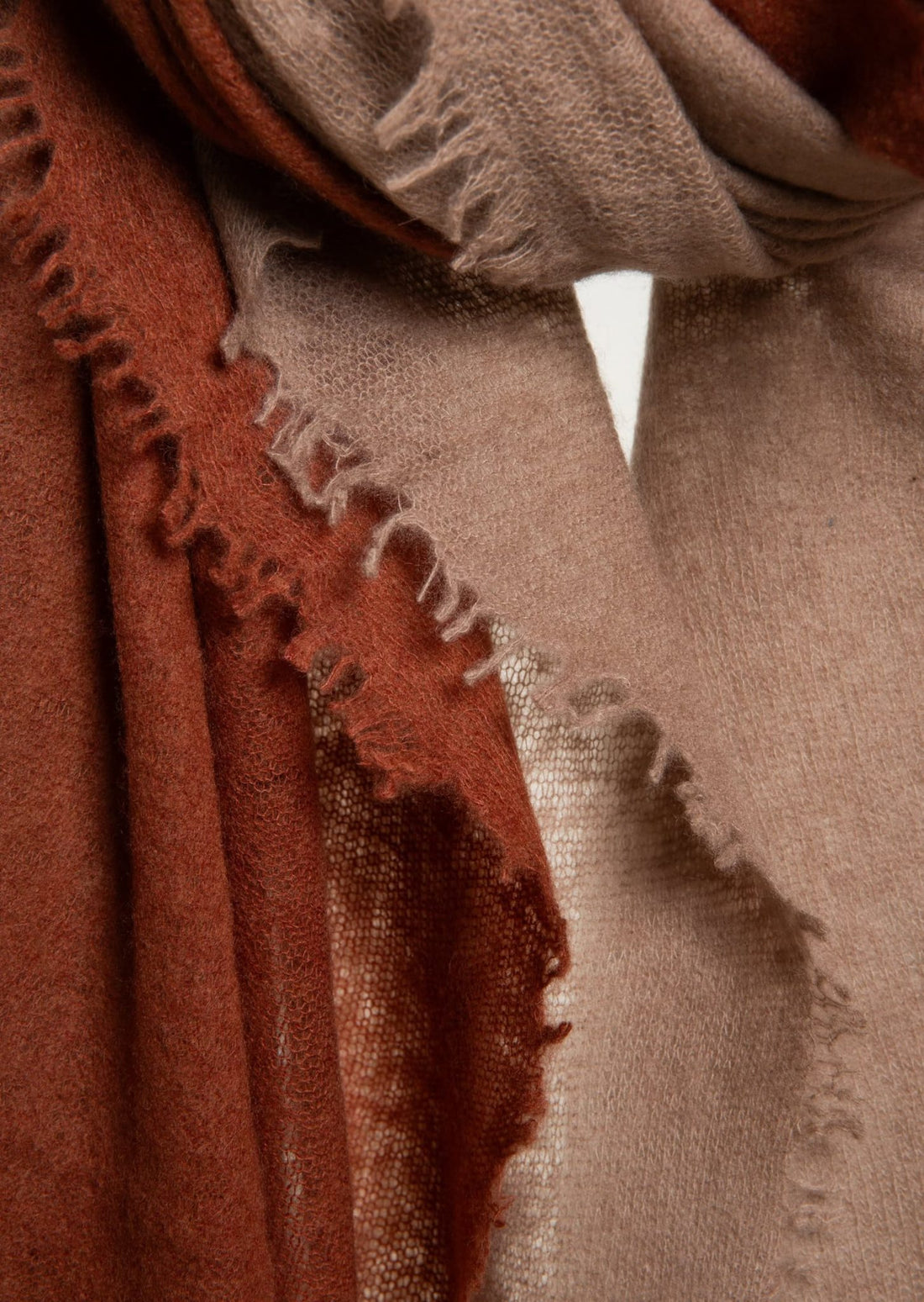 MIRROR IN THE SKY SCARF CHESTNUT&HORN