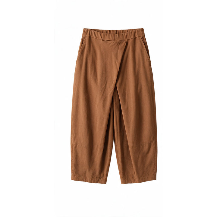 RUNDHOLZ BLACK LABEL calças de algodão bronze