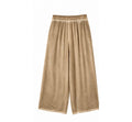 SANCTAMUERTE calças âmbar dourado