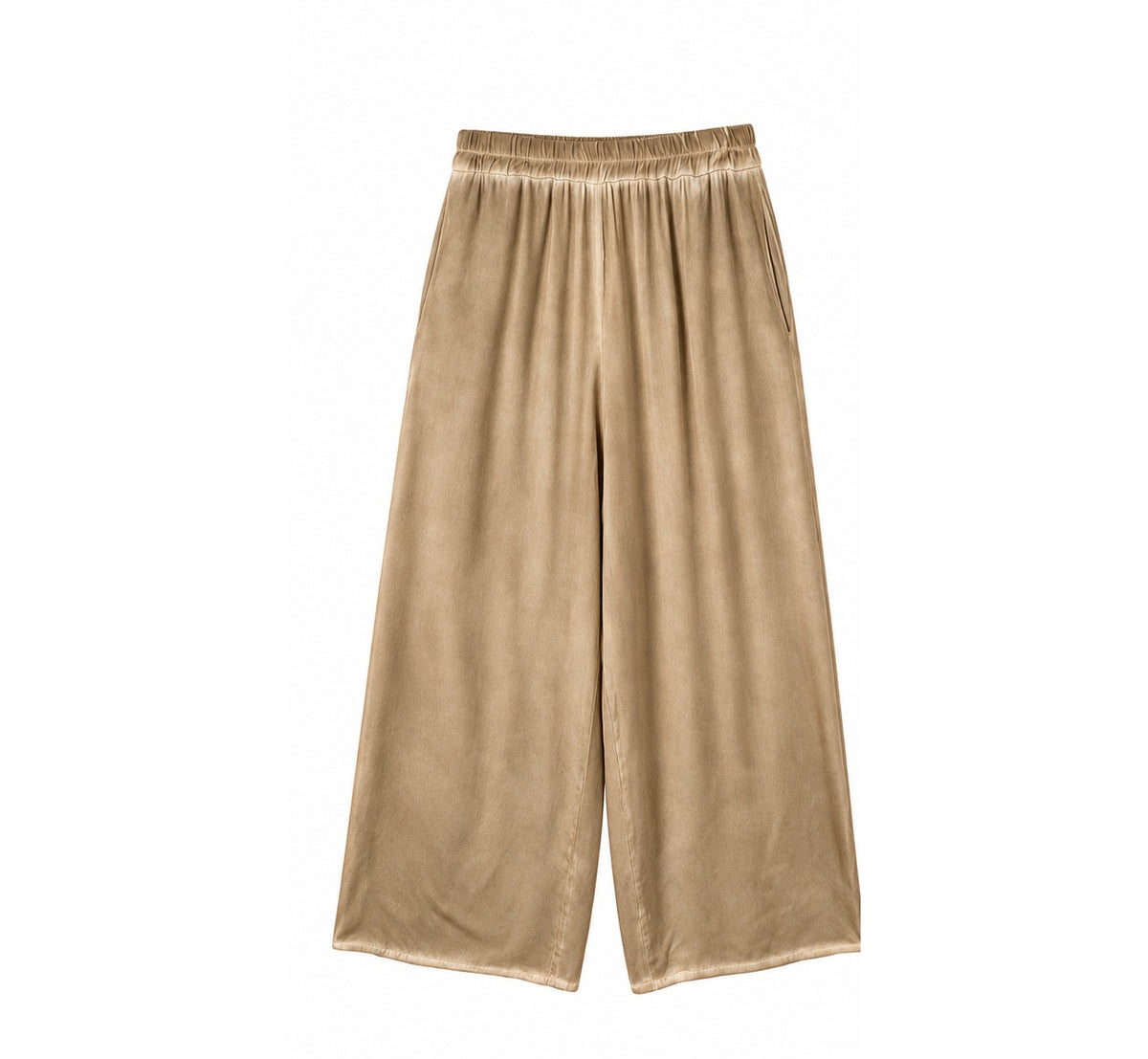 SANCTAMUERTE calças âmbar dourado