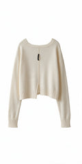 SERIE NUMERICA Camisola de malha natural – imagem 2