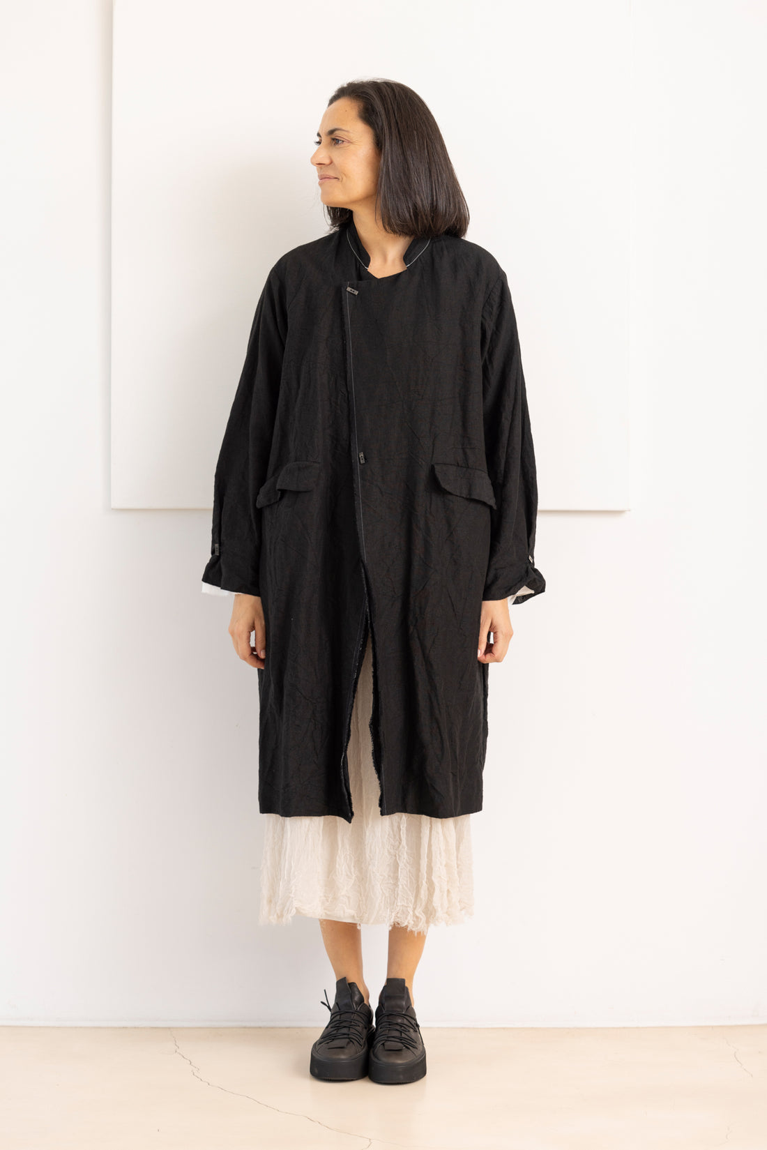 PAS DE CALAIS LINEN COAT