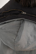 KIMONORAIN Abrigo reversible gris y negro – imagen 14