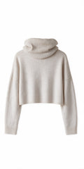 STUDIO B3 camisola de malha branco-creme – imagem 2