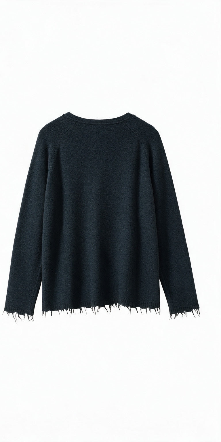 RUNDHOLZ Camisola em Lã azul petróleo – imagem 2