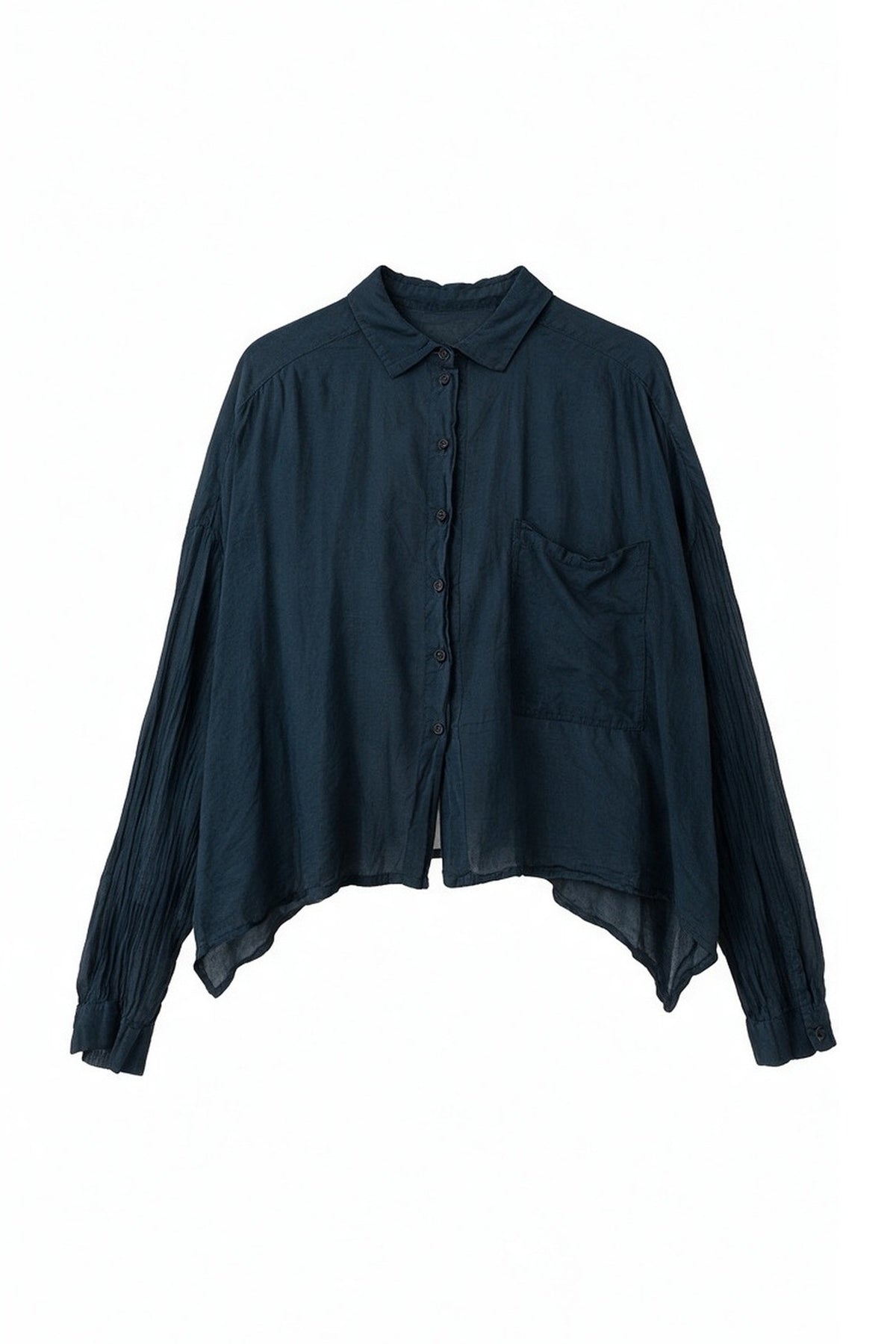 RUNDHOLZ Camisa azul petróleo