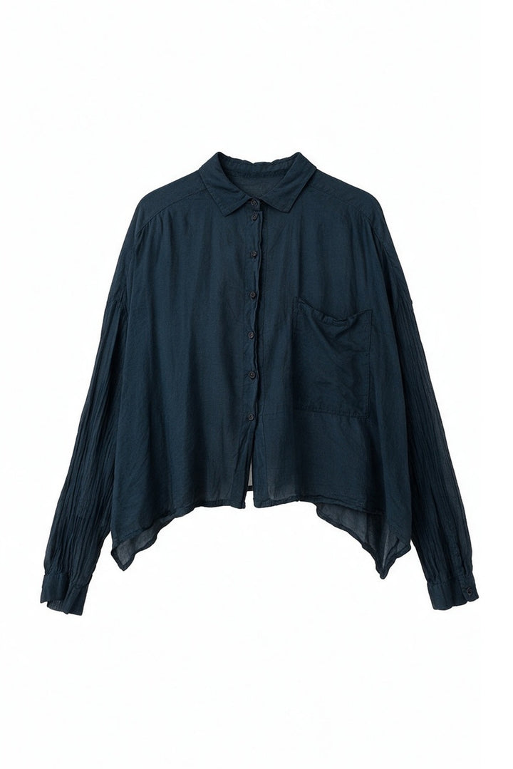 RUNDHOLZ Blouse petrol cloud