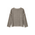 SANCTAMUERTE Top beige grisáceo – imagen 2